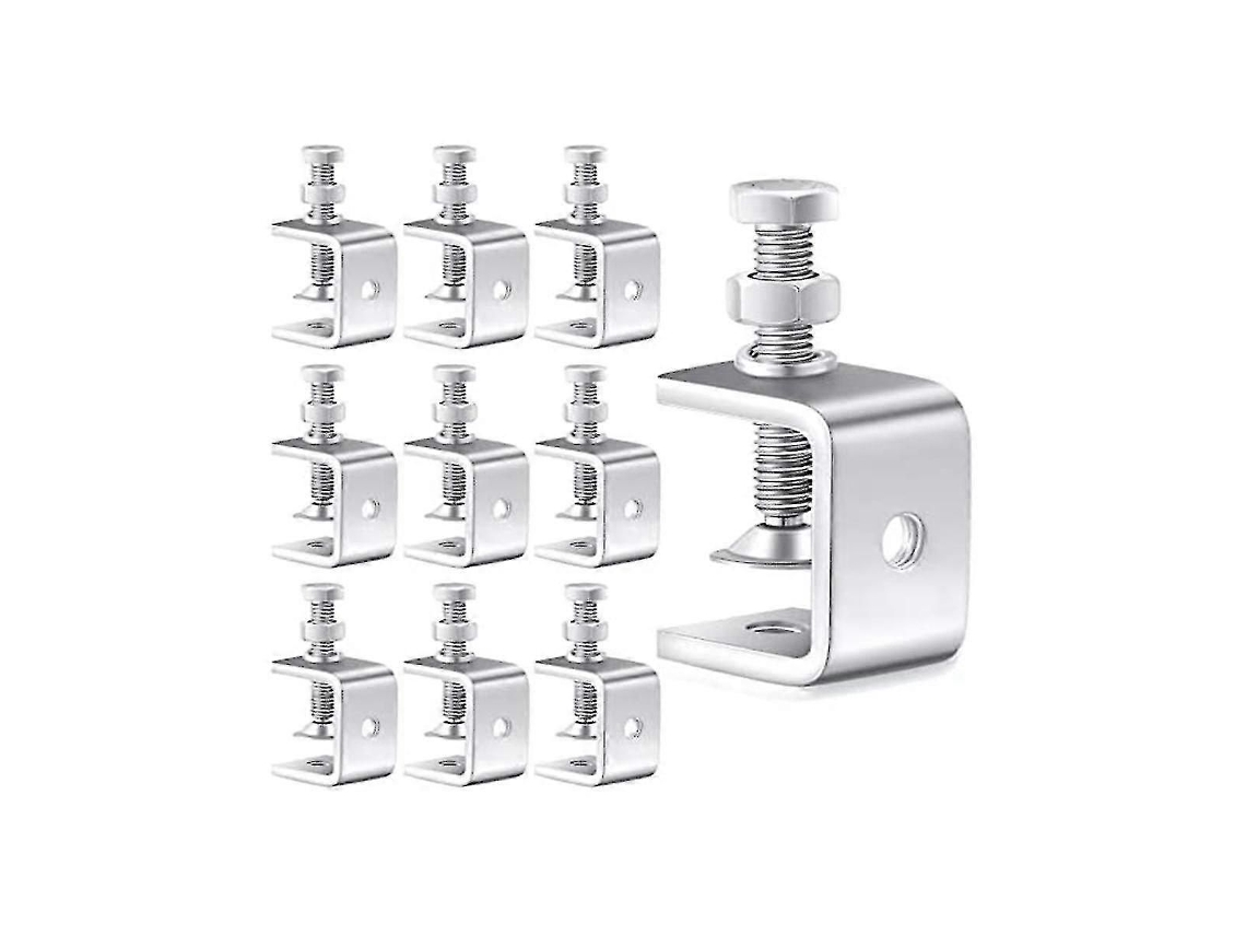 10 Parafusos De Aço Inoxidável Resistentes, Com Abertura De Mandíbula Larga E Estável De 1 3/16 Polegadas, Para Metal