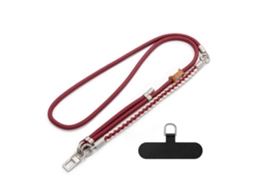 Lurelia Cordão Para Telemóvel Ajustável Anti-perda Transversal Para Pescoço 120 Cm