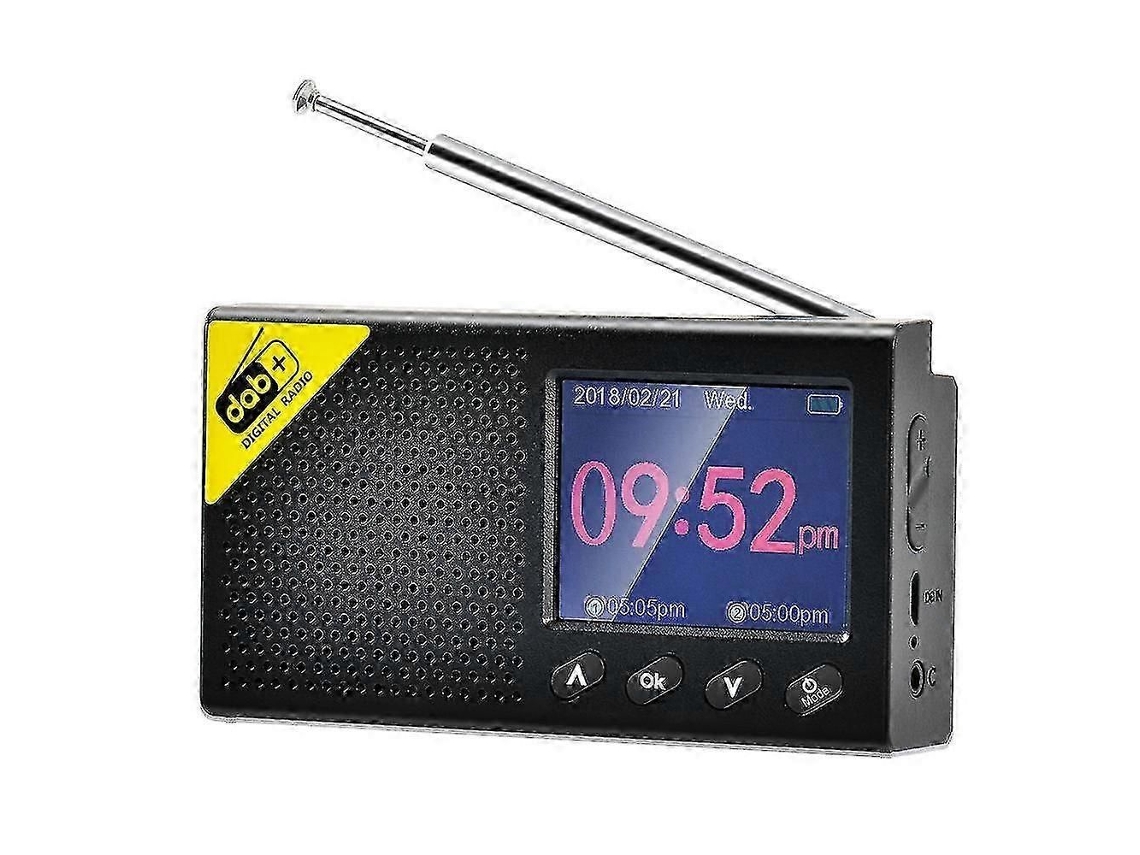 Mini rádio de bolso GOKOCO com suporte para alto-falante, digital, micro SD e USB