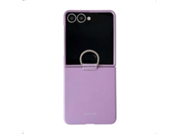 Capa Dobrável Com Fivela De Anel Galvanizada Para Samsung Galaxy Z Flip7 5g