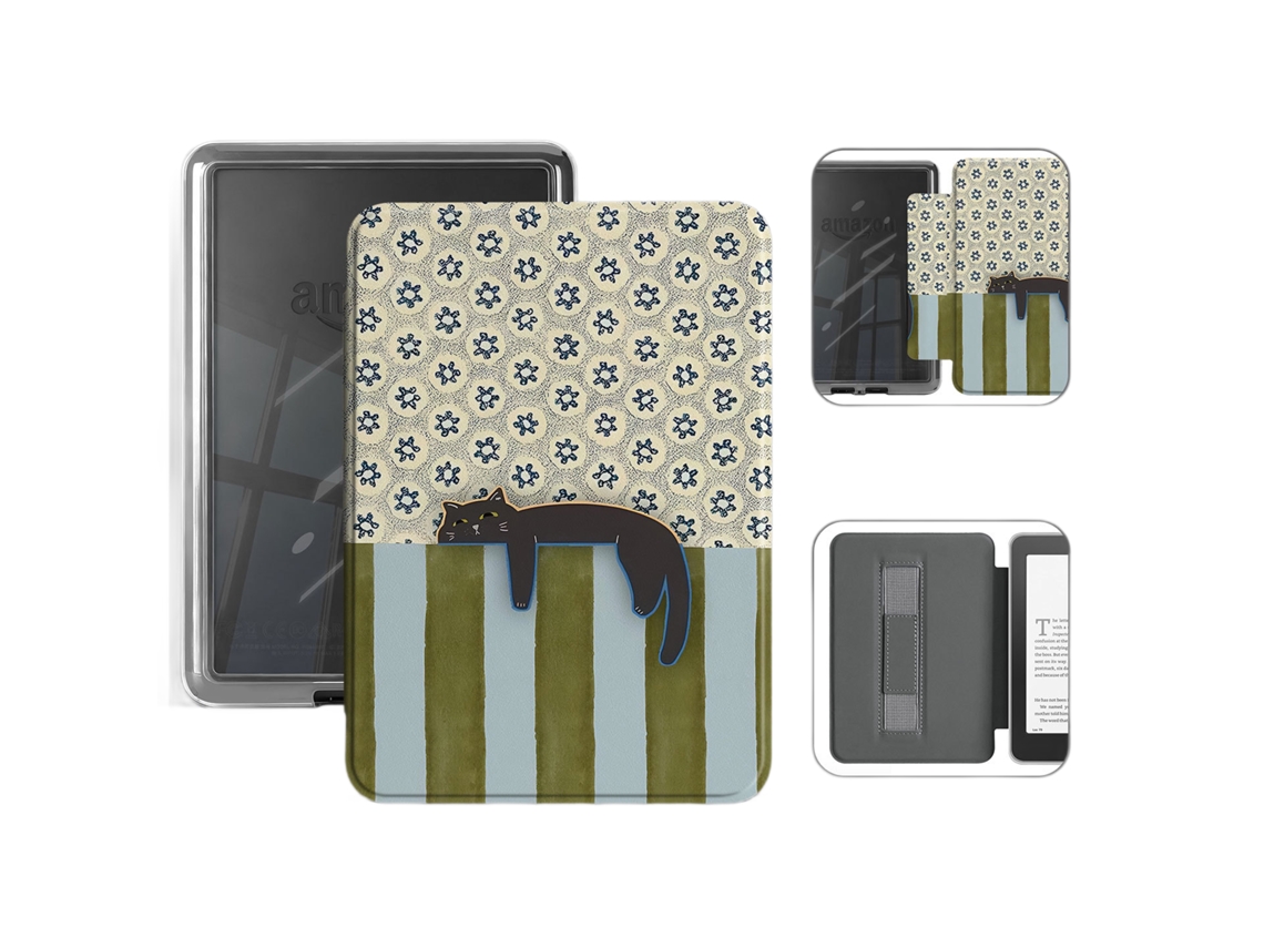 Capa Protetora De E Reader Para Kindle Colorsoft 7 Polegadas (gato)