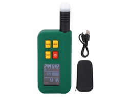 Testador ambiental multifuncional, medidor de temperatura, umidade, pressão, altitude, ruído, LX, DC 5V | S/MARCA