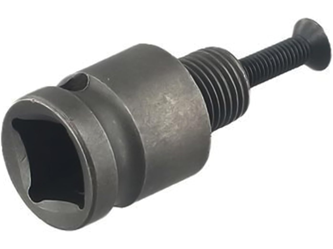 De Mandril Para Chave Impacto 1/2-20unf Com Parafuso Liga Aço Cinza, Diâmetro Macho 12,5 Mm, Furo Inferior 12,7