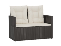 Garden Bench, Garden Benches Vidaxl Preto Rattan / Vime (n/a)