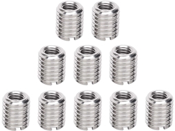 Conjunto De 10 Redutores Rosca M6x1.0 Fêmea Para M10x1.5 Macho –