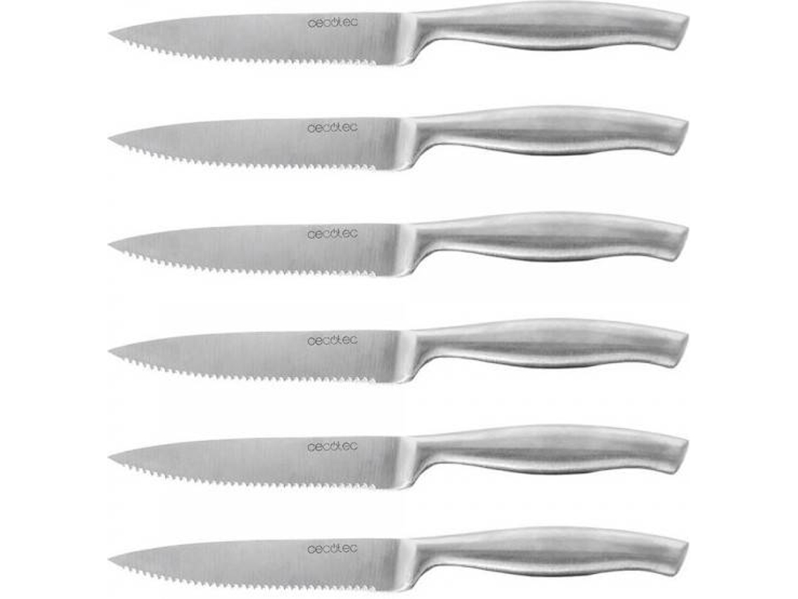 Conjunto Facas Profissionais de Carne CECOTEC (6 unidades)