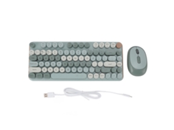 Combo De Teclado E Mouse Sem Fio Bluetooth 2.4g