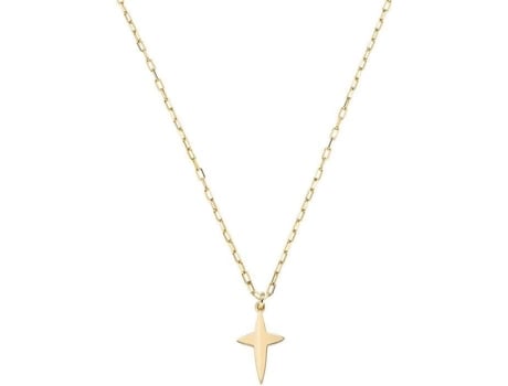 Colar Amen Clcrpig3 Prata 925 Dourado Comprimento 40 4 Cm