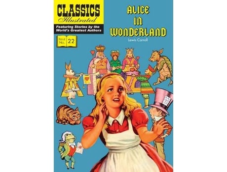 Livro alice in wonderland de lewis carroll (inglês)