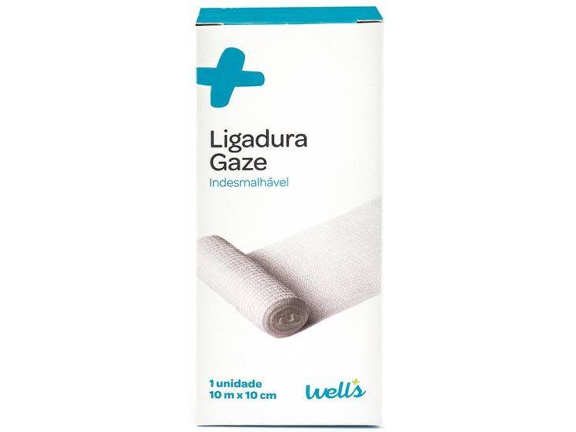 Ligadura Gaze WELLS (10mx10 cm)