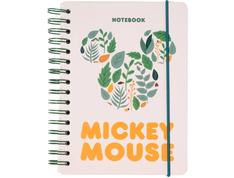 Caderno  Mickey (A5 - 14.8x21cm)