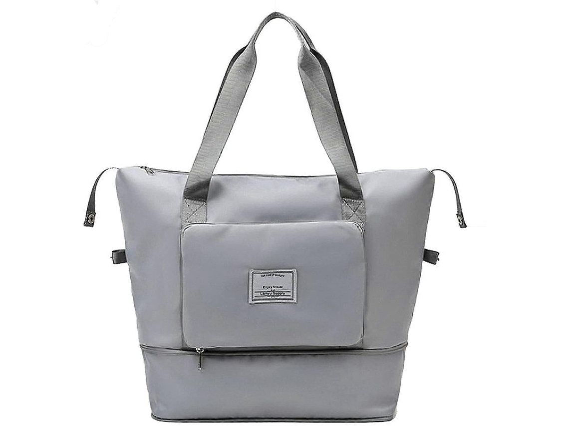 Mala De Viagem Dobrável, Portátil, De Grande Capacidade, Em Tecido Oxford Impermeável, Leve, Ideal Para Compras, Academia E Esportes (roxo Escuro).