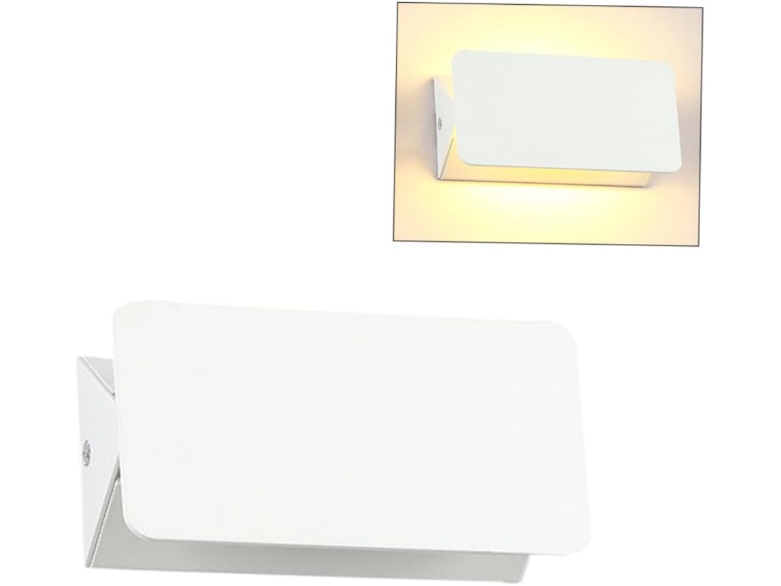 Luminária de Parede Decorativa Led de 5w para Quarto Ou Sala de Estar, com Iluminação Direta e Indireta. Dimensões. SFUSHOS