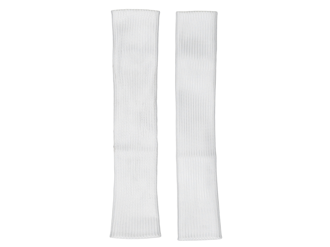 2pcs Protetores De Dedos Para Solda Tig Isolantes Em Fibra De Vidro Tamanhos Xl L Brancos