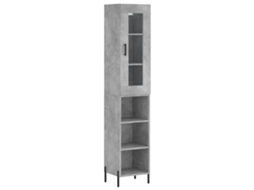Highboard, Highboards Vidaxl Cinzeto Madeira Processada (n/a)