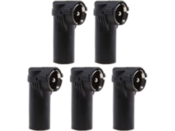 Adaptador De Antena 5 Din Macho Para Iso Fêmea Rádio De Carro Fm/am Direito Aquaforge