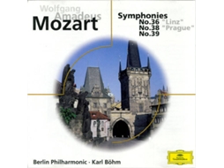 CD Mozart, Karl Böhm, Berlin Philharmonic - Symphonies Nos. 36Linz, 38Prague& 39