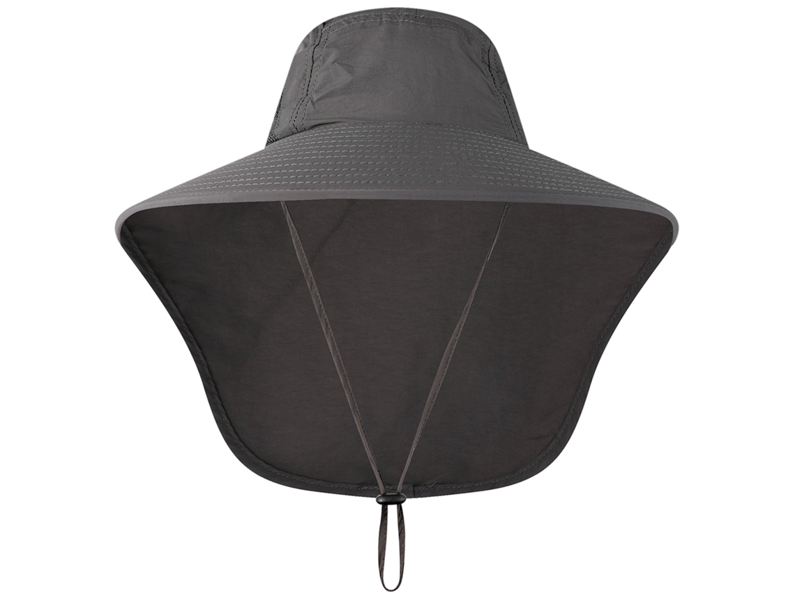 Gorra de Pesca con Aleta Cervical Chapéu de Sol de Borda Larga para Camping Caminhada Náutica S/MARCA