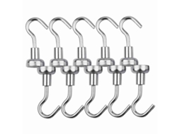 Linha de roupas retrátil de aço inox de 4m para banheiro S/MARCA