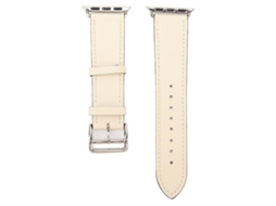 Cordão de Couro para Smartwatch Compatível com Apple Watch com Adaptação para Múltiplos Tamanhos EOOCOO