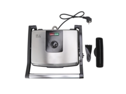 Grelhador elétrico 2000w em aço inox, dois lados, para carne, sanduíches e pão, 220 240v LAXISCREED