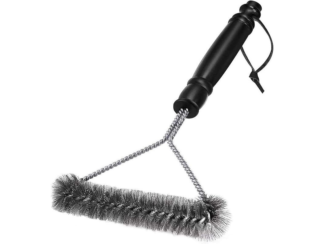 Cepillo para Limpeza de Churrasqueira Aço Inoxidável S/MARCA