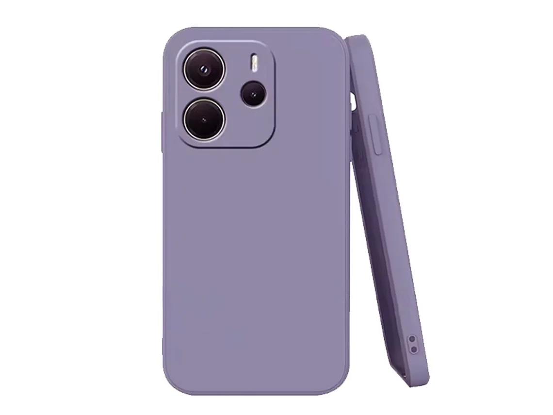 Capa Proteção Para Xiaomi Xiaomi Redmi Note 14 5g Gift4me Silicone Roxo