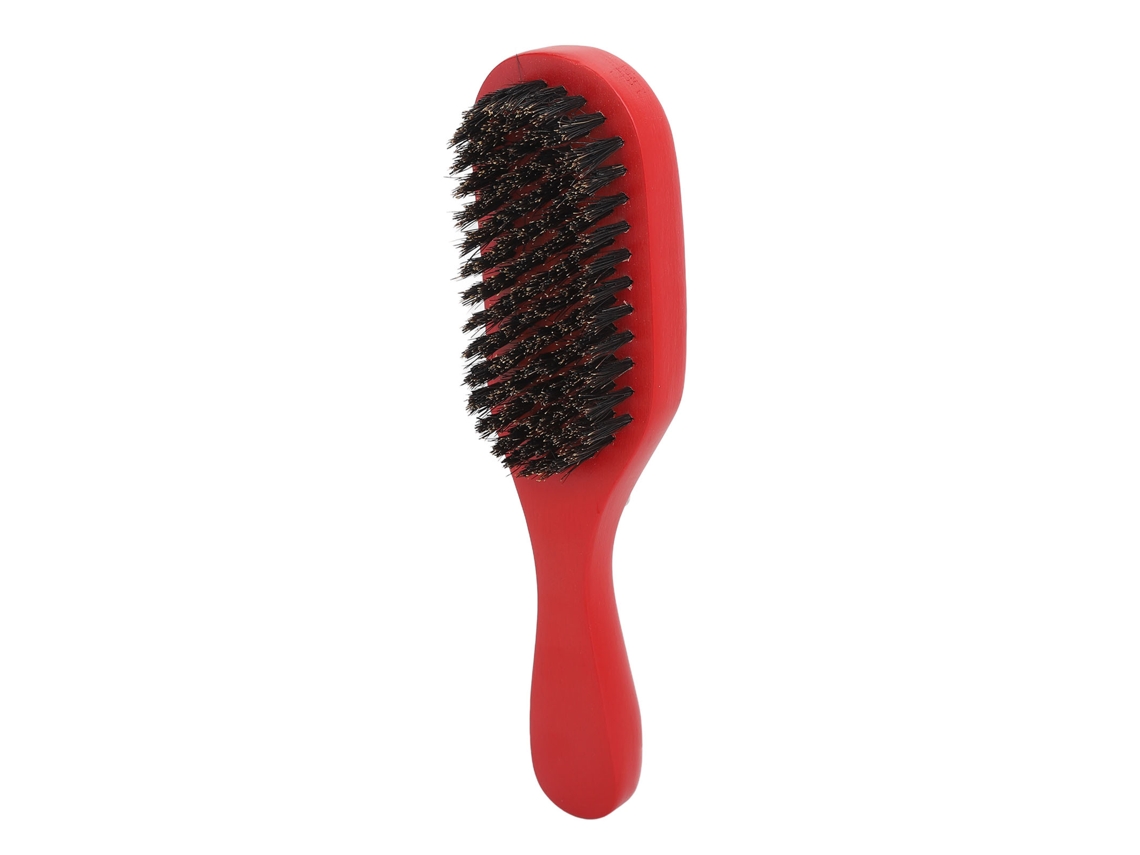 Pincel De Estilo Para Cabelo E Barba Com Cerdas De Nylon E Cabo De Madeira Profissional Portátil