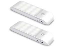 Luz Led Com Sensor De Movimento Pir, Recarregável, Usb, Sem Fio, Luz Branca Para Guarda-roupa, Cozinha, Escada, Corredor