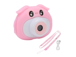 Câmera Digital Infantil de Desenho Animado, Mini Câmera de Vídeo para Meninas e Meninos, Ideal para Piqueniques e Acampamentos . TAISHENGDA (rosa)