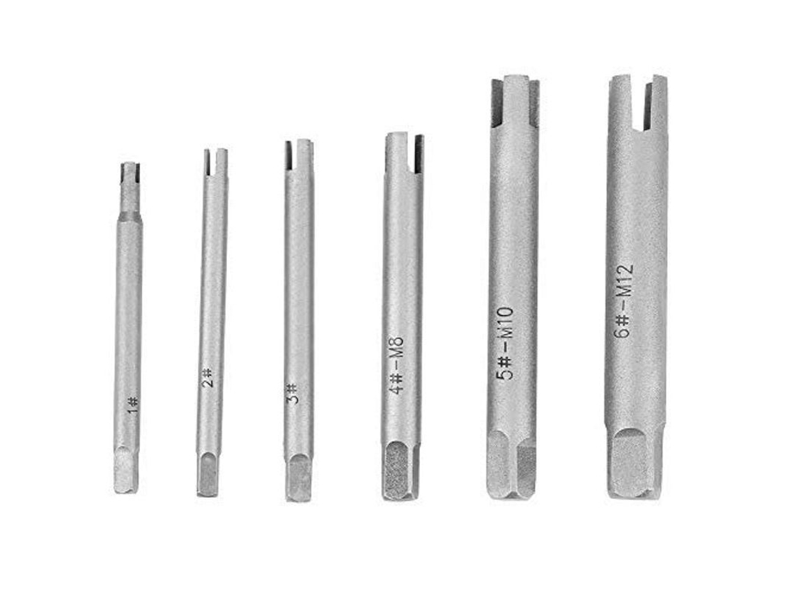 Extractor de torneiras Linjou, 4 peças, aço HSS, para reparações industriais e domésticas