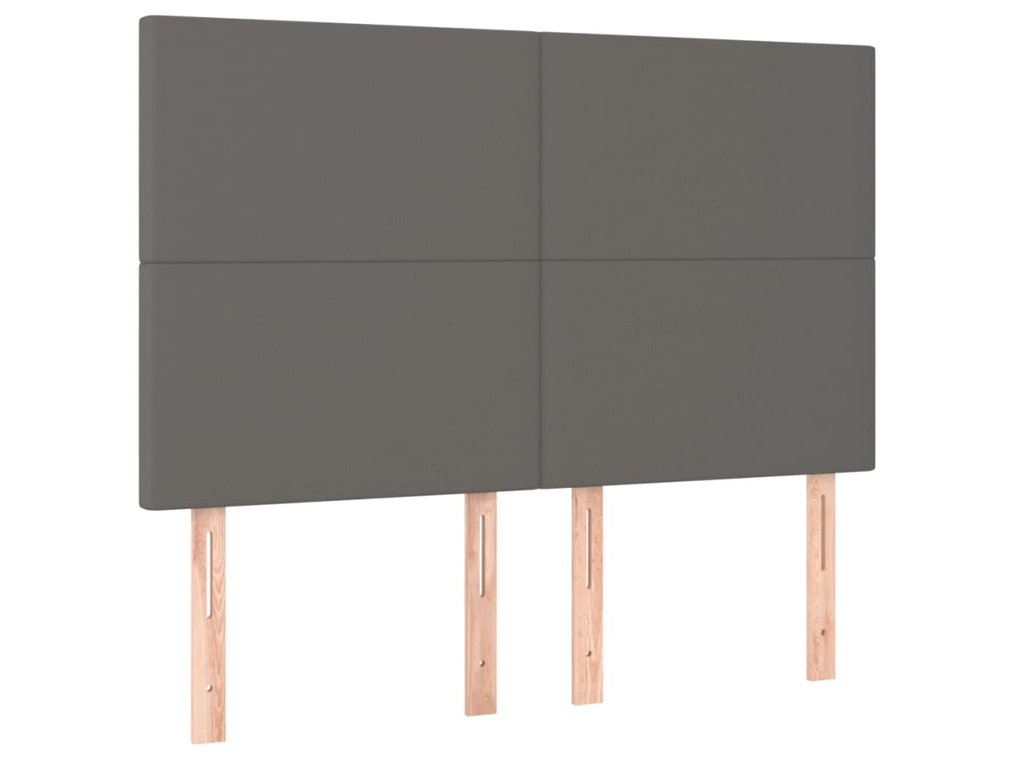 Headboard, Headboards Vidaxl Cinzeto Couro Artificial (144 Cm)