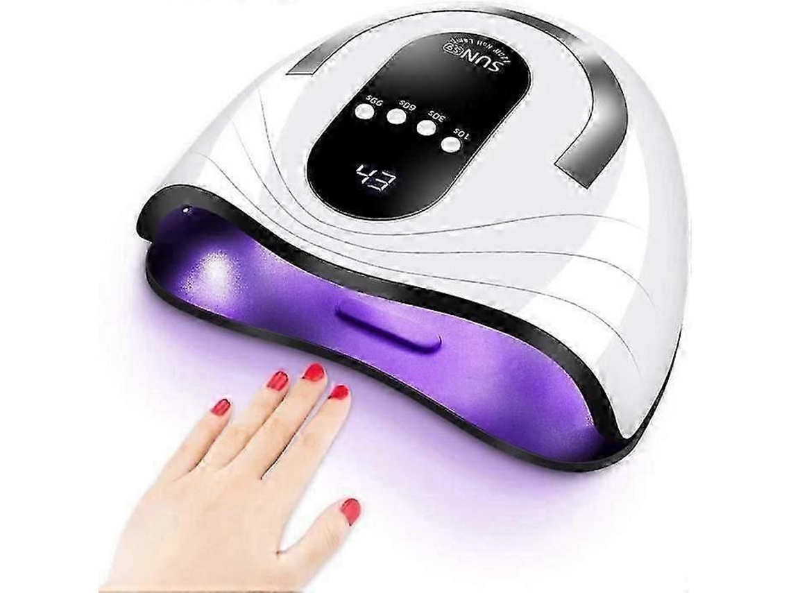 Lâmpada Profissional Secador De Unhas Uv 120w Led Gel Sensor Automático 4 Temporizadores 10/30/6 0 / 99s Manicure Lâmpada
