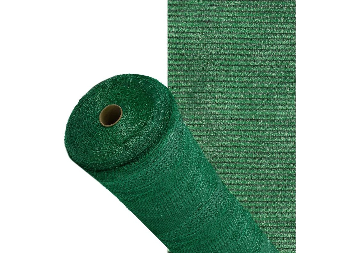 Malla Sombreo Rollo 2,0 X 10 Metros, Reduce Radiación, Protección Jardín Y Terraza, Regula Temperatura, Color Verde Claro Saturnia