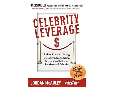 Livro Celebrity Leverage de Jordan Mcauley (Inglês)