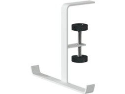 Suporte Genérico Para Fones De Ouvido Gancho Com Clipe Ajustável Multifuncional Usar Embaixo Da Mesa Prateleira