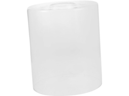 Cúpula Cilíndrica de Vidro Transparente para Luminárias de Teto e de Mesa. SFUSHOS