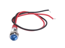 Laxiscreed Sinalizador Led Metálico 6mm À Prova D'água Para Máquinas E Painéis