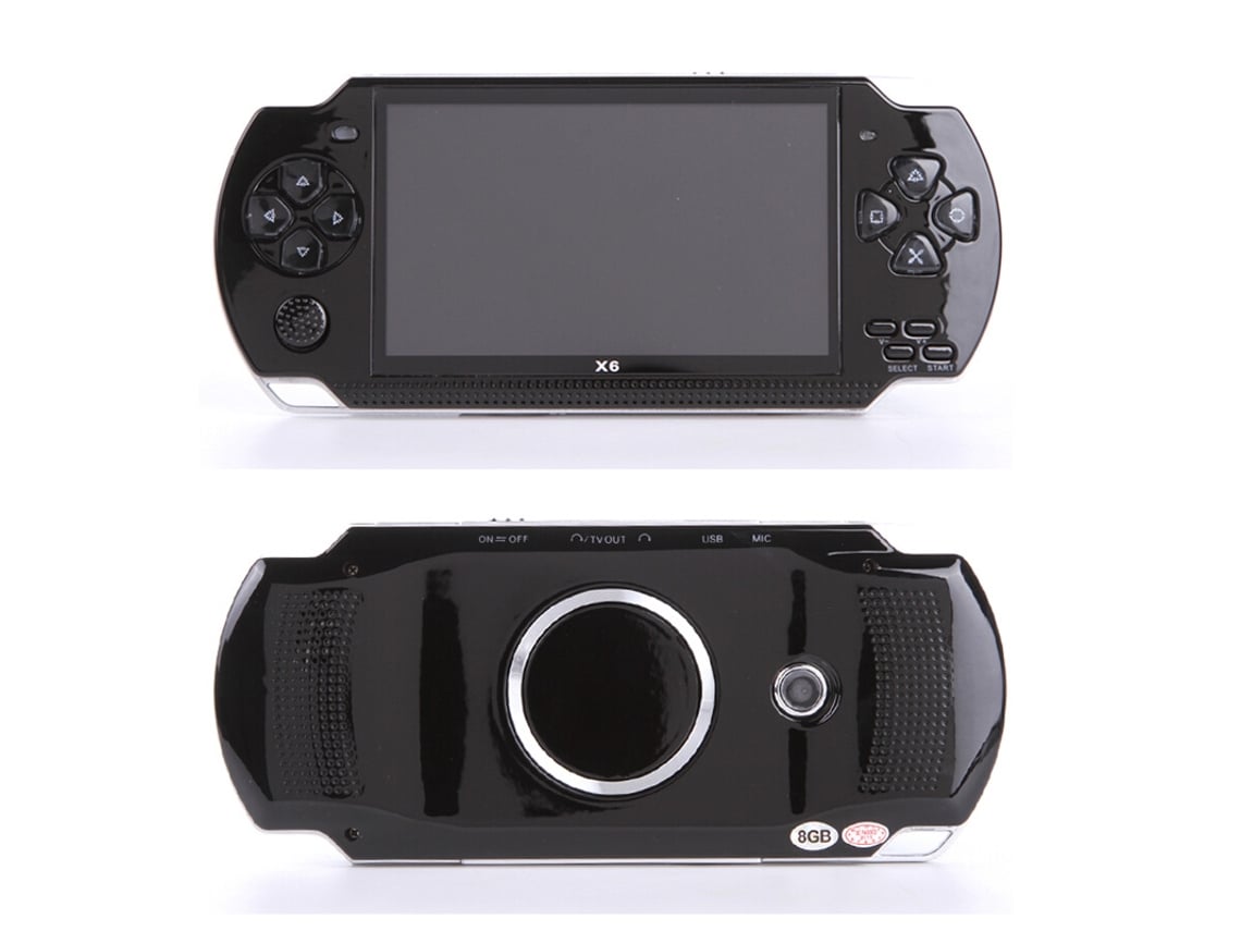 Consola de Jogos Portátil Mp4 Player Mp5 Player de Jogos 4.3 Polegadas ...