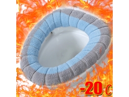 Capa Universal Para Assento Sanitário Quente De Inverno, Macia, De Veludo, Em Formato De O, Com Almofadas E Alça, Acessórios Para Aquaforge