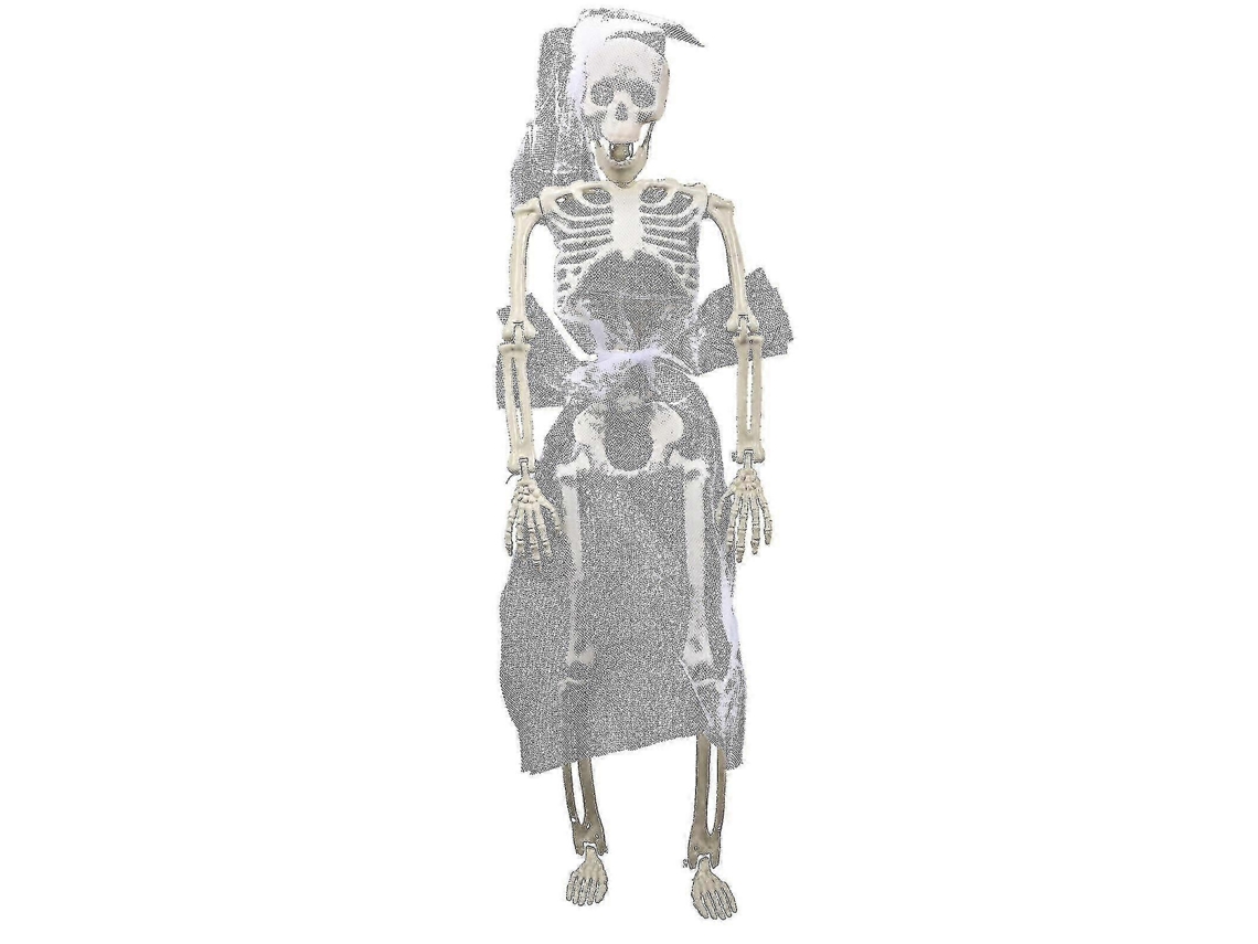 Enfeite de Esqueleto para Decoração de Halloween