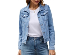 Chaqueta Vaquera Fasst de Manga Larga com Hebilla (S/MARCA)