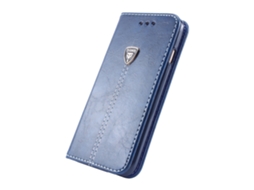 Capa de Couro Samsung S6 LAXISCREED Azul