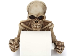 Porta-papel Higiênico Criativo Em Formato De Caveira, Caixa De Armazenamento Higiênica Para Parede.