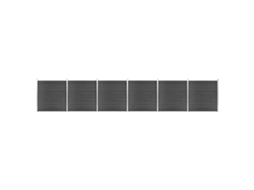 Fence Panel, Fence Panels Vidaxl Preto Wpc (n/a)