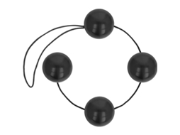 Estimulador Bolas Chinesas Ohmama - Preto 170 Gr