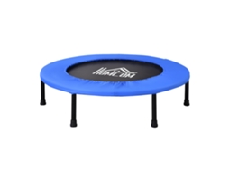 Trampolim de treinamento com 30 molas, tapete de fitness, aço, plástico, Ø 91cm, preto/azul S/MARCA
