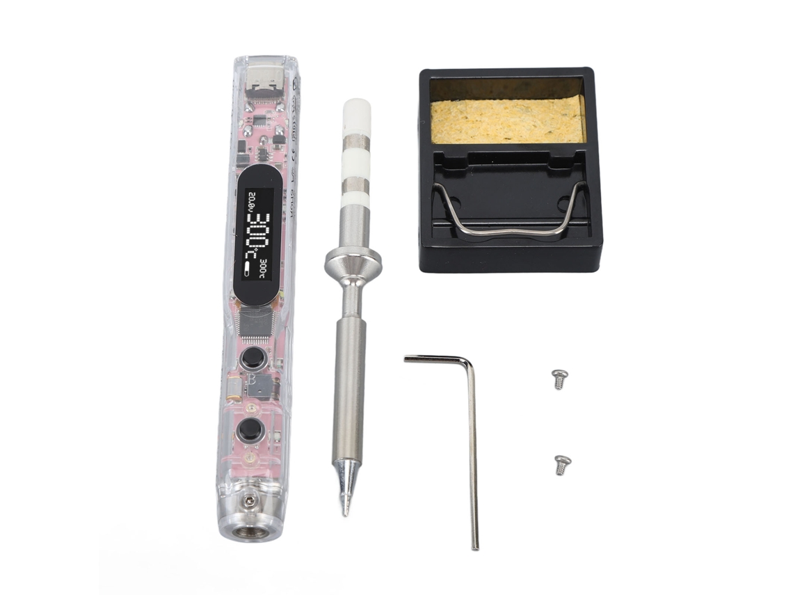 Caneta De Solda Digital Com Led Orgânico Termostático Inteligente Vante (alerta Sonoro, Controle De Temperatura Inteligente)
