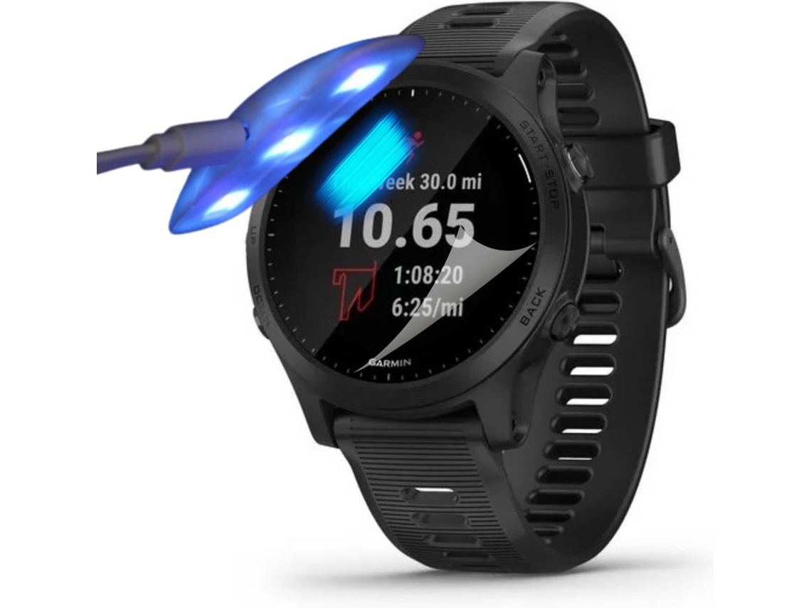 Kit de 4 Películas Hidrogel para Garmin Forerunner 945 Flexshield com Lâmpada UV