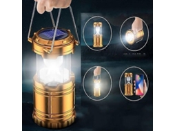 Lâmpada de Acampamento Solar Led Recarregável Sy AQUAFORGE